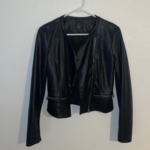 Zara Black Leather Jacket
